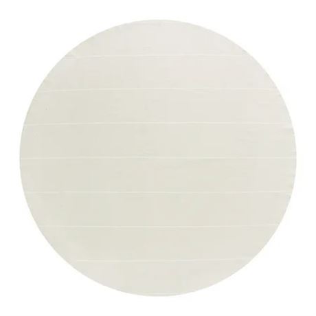 Nappe ronde rayée Better Homes & Gardens 70 po beige coton