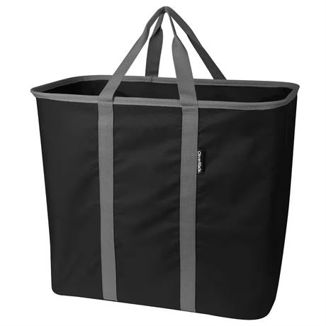 Paniers à linge pliables noir 13,25 x 18,5 po lot de 2