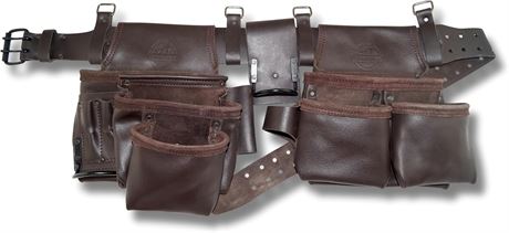 Ceinture à outils Graintex cuir industriel 13 poches