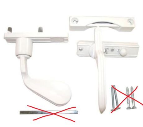 PIÈCES MANQUANTES - Rechange compatible Barton Kramer 1804C métal blanc int/ext