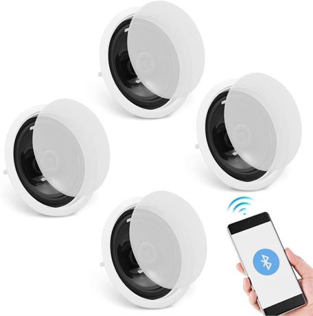 Haut-parleurs plafond Bluetooth VEVOR paquet de 4