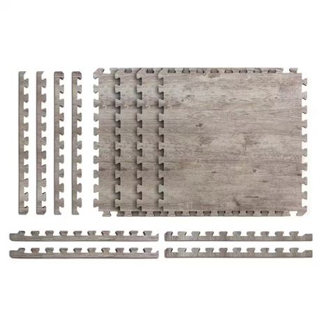 Tuiles mousse Norsk bois 24 x 24 po - paquet de 4
