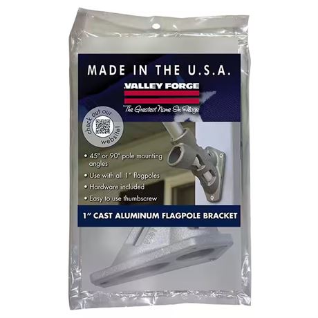 Support de drapeau Valley Forge 1 po en aluminium moulé
