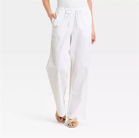 À REPASSER - XS - Pantalon en seersucker pour femme - A New Day™ Blanc
