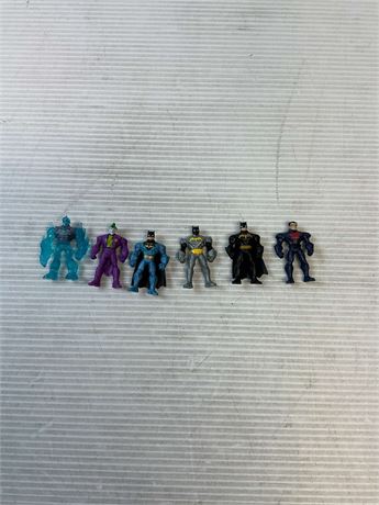 Lot de 6 mini-figurines Batman à collectionner échelle 2 po