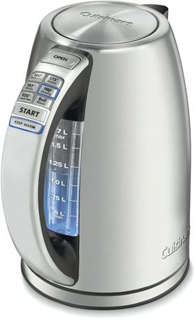 Bouilloire électrique sans fil Cuisinart argent 7 tasses