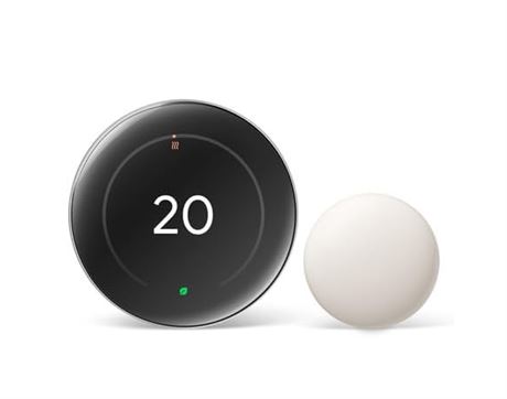 Thermostat Google Nest Learning (4e gén.) avec capteur de température