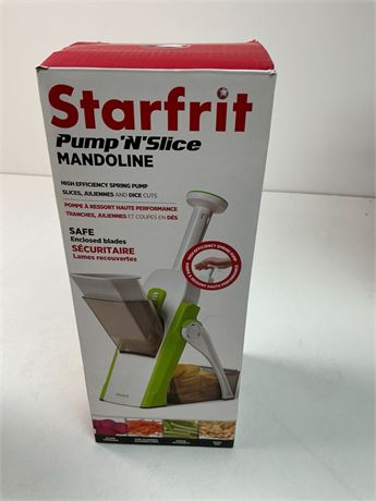 Starfrit — Hachoir à légumes et trancheuse réglable 4 modes