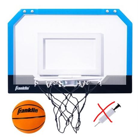 POMPE MANQUANTE - Mini panier basketball sur porte Franklin Sports, multicolore