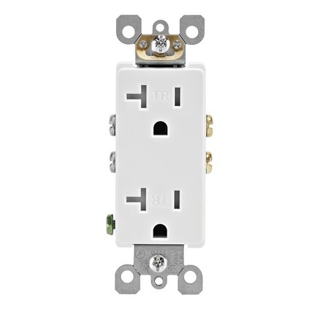 Prise murale Leviton 20A 125V blanche