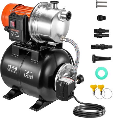 Pompe puits 1 HP VEVOR