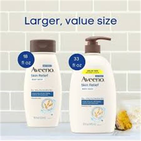 Gel douche Aveeno Skin Relief sans parfum