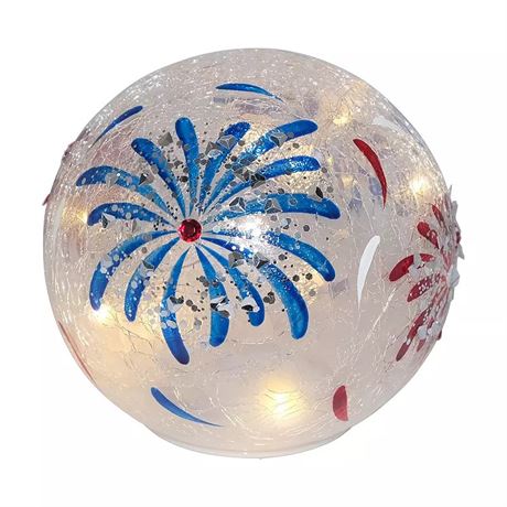 Boule lumineuse Studio 66 Celebrations motif patriotique, multi