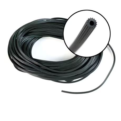 Cordon de moustiquaire noir 0,190 po x 100 pi