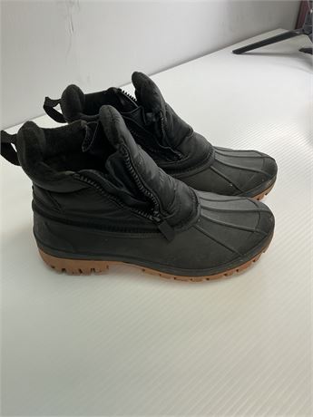 VOIR PHOTOS - Petites bottes noir THINSULATE gr.9