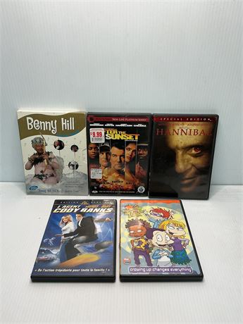 Lot de 5 films DVD