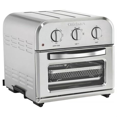 Four grille-pain Cuisinart inox 4 fentes + friteuse à air 12 x 13 po