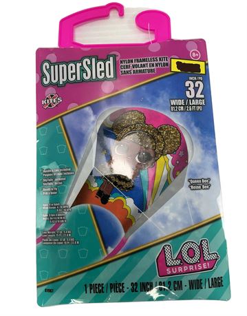 Cerf-volant nylon sans armature SuperSled 32 po L.O.L. Surprise!