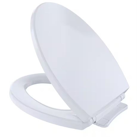 Siège toilette allongé SoftClose blanc
