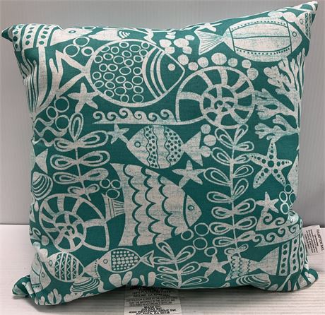 Coussin décoratif extérieur Seagate Ocean 18 x 18 po