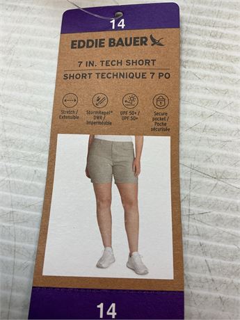 Short femme Eddie Bauer 7 po taille 14