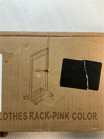 Portant à vêtements pour enfants rose