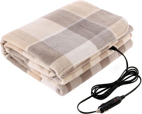 Couverture chauffante 12V pour auto/camion/VR portable