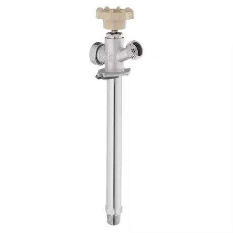 Robinet antigel anti-siphon laiton 3/4 MHT x 1/2 MIP et 1/2 SWT x 8 po