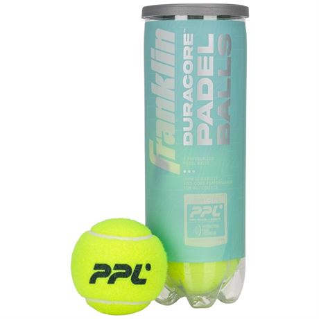 Franklin Sports Padel Pro avec balles de tennis - paquet de 3