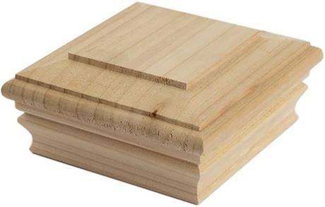 Lot de 12 - capuchons poteau Weathershield 4 x 4 pin traité