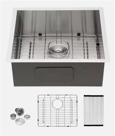 Évier inox fait main modèle H-U25229R1