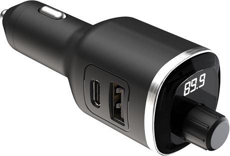 Scosche — Transmetteur FM Bluetooth BTFM8 avec USB-C et USB-A