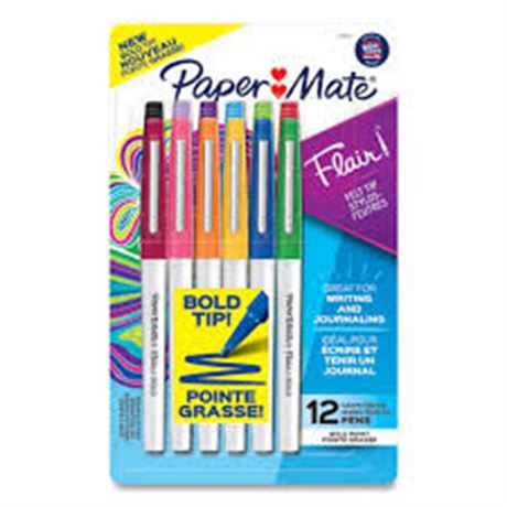 Stylo feutre Flair pointe large 1,2 mm
