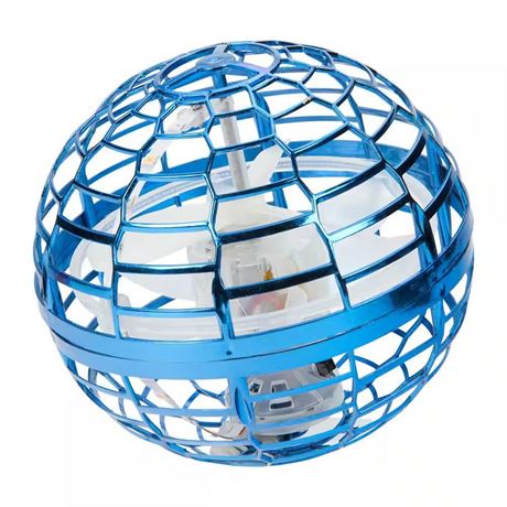 Sphère volante LED rechargeable bleue