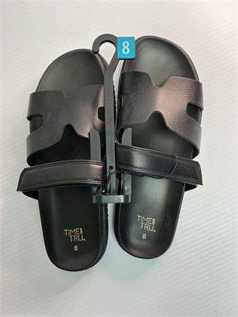 Sandales noires femme Time and Tru 8