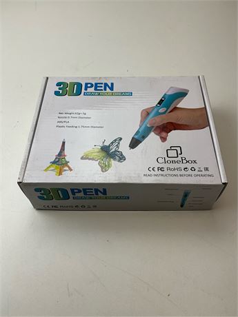 Stylo 3D rose CloneBox