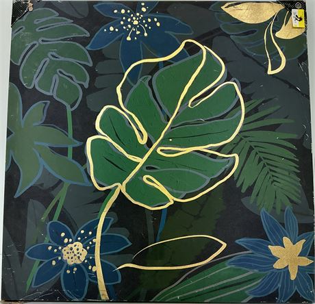 VOIR PHOTOS - Œuvre murale Hometrends 30 x 1,3 x 30 po