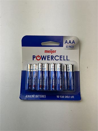 Piles AAA Meijer Powercell (12)
