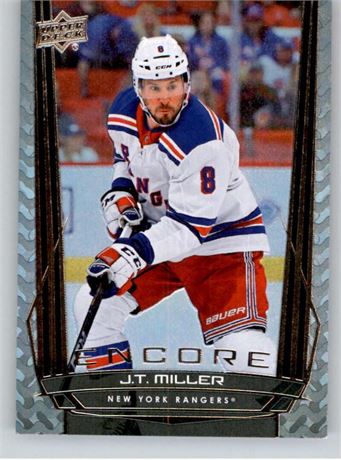 Carte de hockey Upper Deck 2025-26 J.T. Miller Rangers