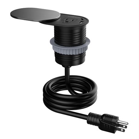 Barre alimentation Link2Home 6 pi 1 prise 2 USB