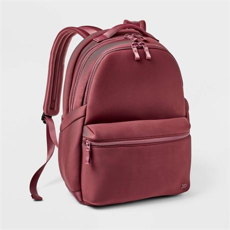 Sac à dos faux néoprène 14 L All in Motion bourgogne