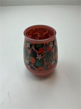 Gobelets Mainstays 20 oz roses décalcomanie  (pièces manquantes)