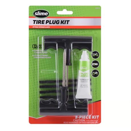 Kit réparation pneus Slime - lot de 3