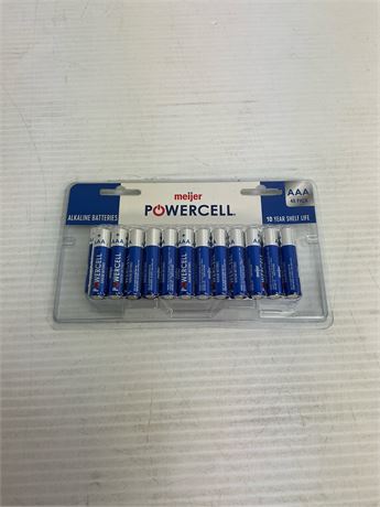 Piles AAA Meijer Powercell - lot de 48