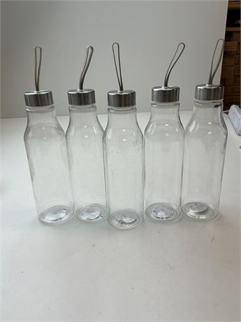 Lot de 5 bouteilles d’eau
