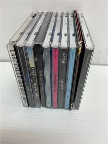 Lot de 10 CD musique