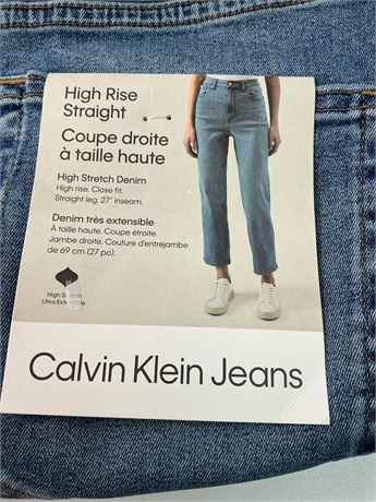 Jean droit Calvin Klein – femme, taille 32 x 27