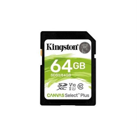 Carte SD Kingston Canvas Select Plus 64GB