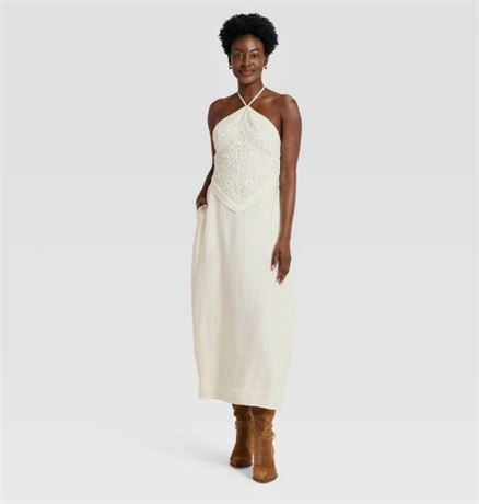 M - Robe patineuse brodée femmes A New Day (MSRP : $55 CAD)