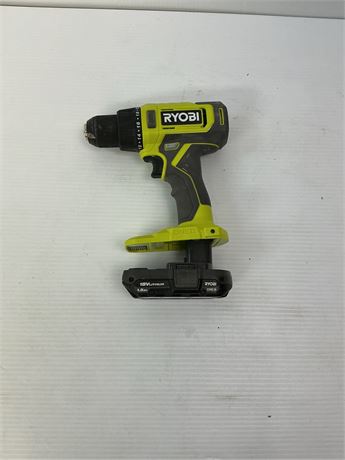 Perceuse RYOBI ONE+ 18V 1/2 avec batterie 1.5Ah